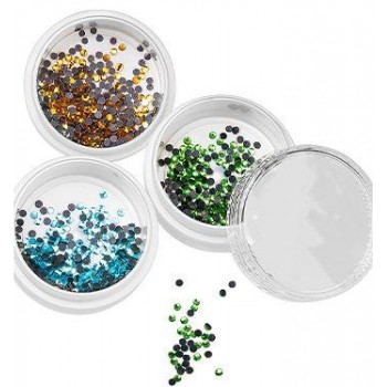 Swarowski Rhinestones Packaged In 100 Pcs. (In A Jar)