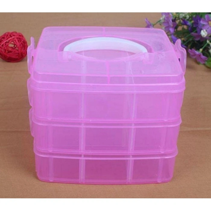 Three-Story Container For Small Items