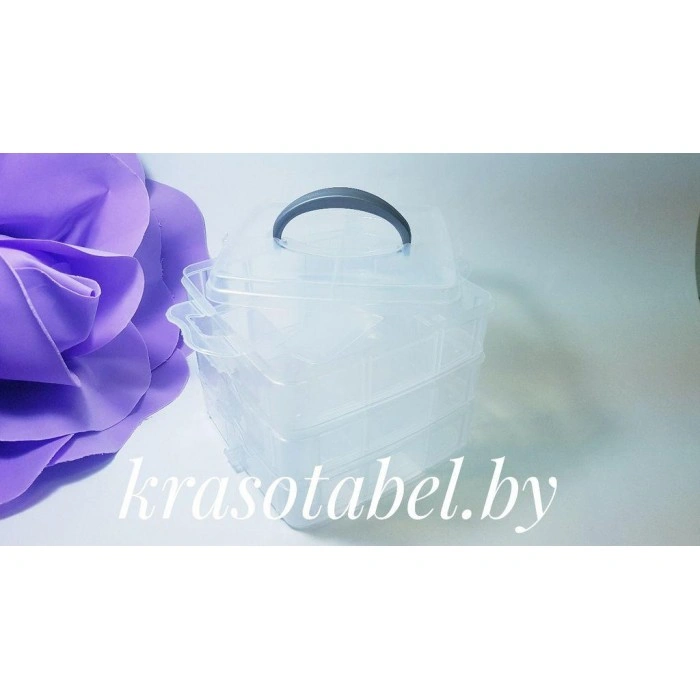 Three-Story Container For Small Items